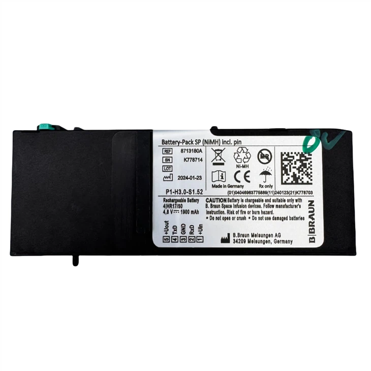 B.B RAUN Space Infusion Pump Battery 8713180A 34520856
