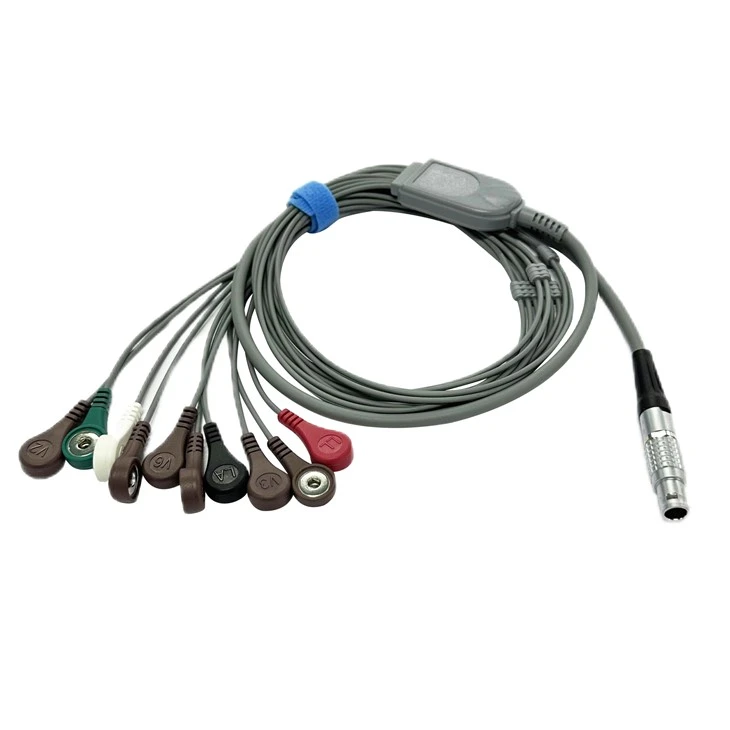 Compatible Landcom 10lead Recorder Holter ECG Cable