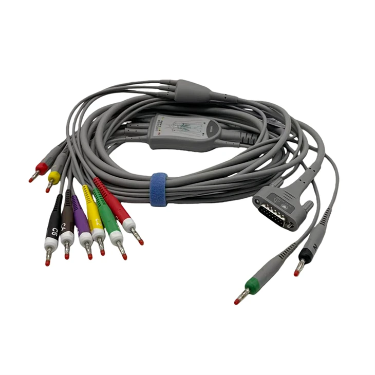 Edan SE-1515 DX12 EKG kabel banana konci 01.57.471500