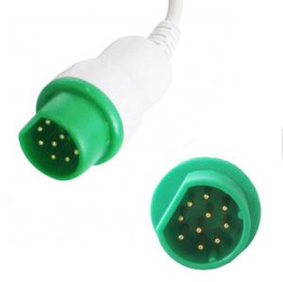 Drager 10pin 5lead ECG kabel z leadwire AHA Grabber