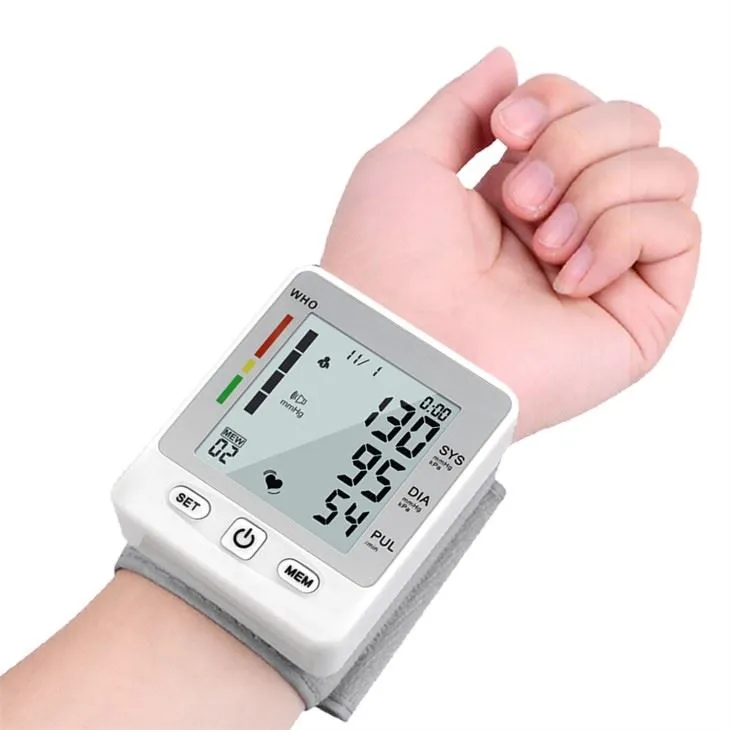 Wrist Electronic Blood Pressure Monitor TK-W201 Rechargeable